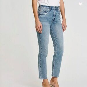 PISTOLA KEATON HIGH RISE SLIM STRAIGHT JEANS